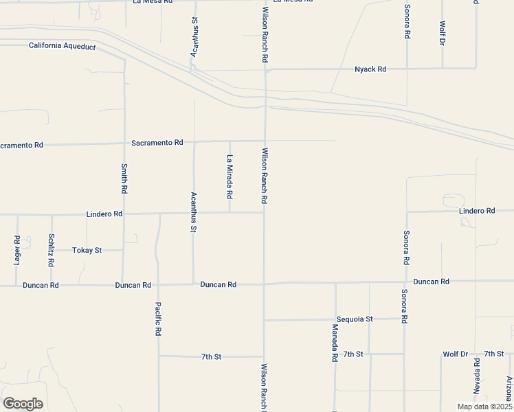 map of restaurants, bars, coffee shops, grocery stores, and more near 9270 Lindero Road in Phelan