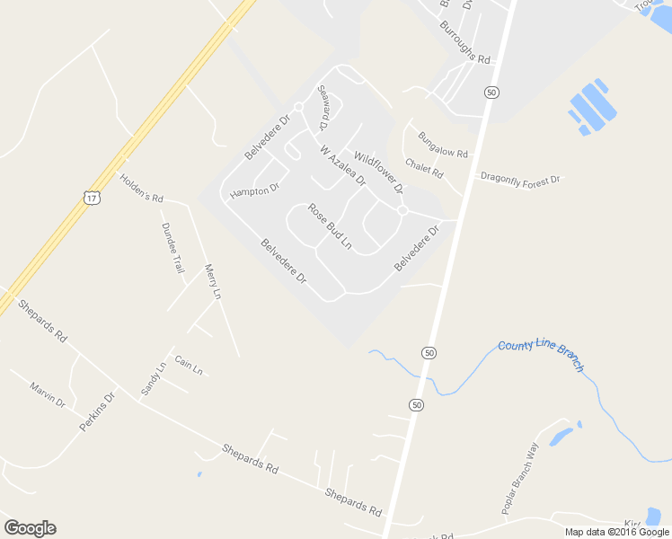 map of restaurants, bars, coffee shops, grocery stores, and more near 210 Red Carnation Drive in Holly Ridge