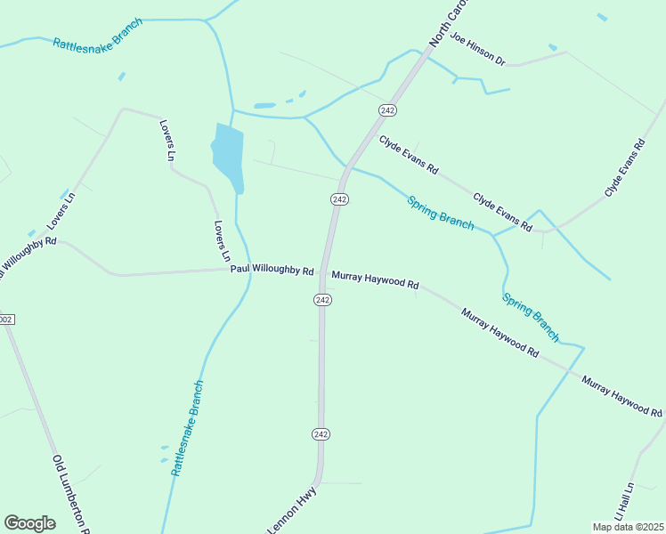 map of restaurants, bars, coffee shops, grocery stores, and more near 19579 North Carolina 242 in Evergreen