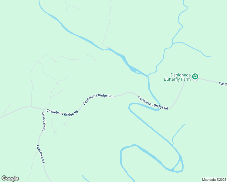 map of restaurants, bars, coffee shops, grocery stores, and more near 1360 Castleberry Bridge Road in Dawsonville