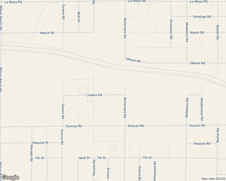 map of restaurants, bars, coffee shops, grocery stores, and more near 7210 Lindero Road in Phelan