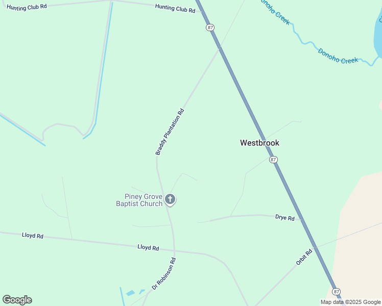 map of restaurants, bars, coffee shops, grocery stores, and more near 12414 North Carolina 242 in Bladenboro