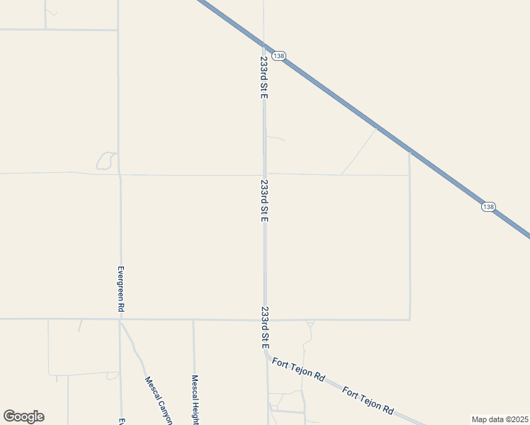 map of restaurants, bars, coffee shops, grocery stores, and more near 233rd Street East in Los Angeles County