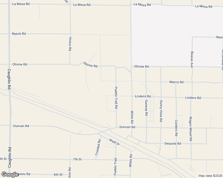 map of restaurants, bars, coffee shops, grocery stores, and more near 8825 Lindero Road in Phelan