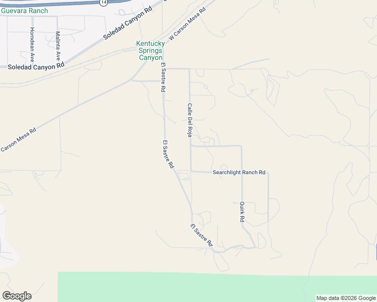 map of restaurants, bars, coffee shops, grocery stores, and more near 1121 Searchlight Ranch Road in Acton