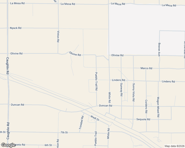 map of restaurants, bars, coffee shops, grocery stores, and more near 12350 Pueblo Trail Road in Phelan