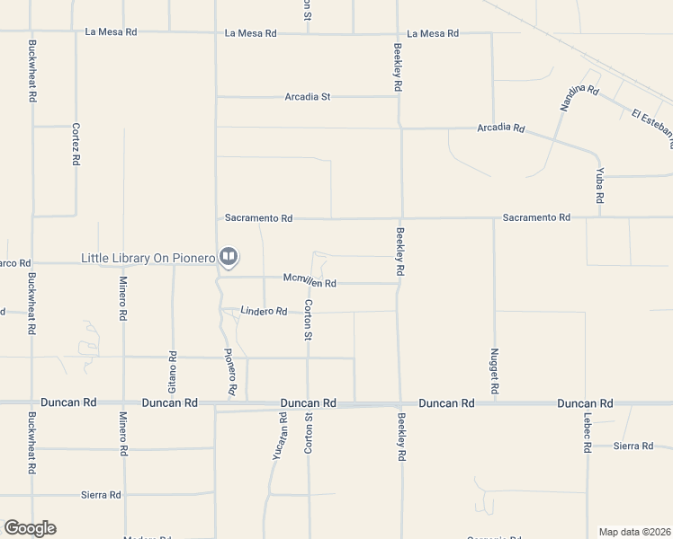 map of restaurants, bars, coffee shops, grocery stores, and more near 3119 Mcmillen Road in Pinon Hills