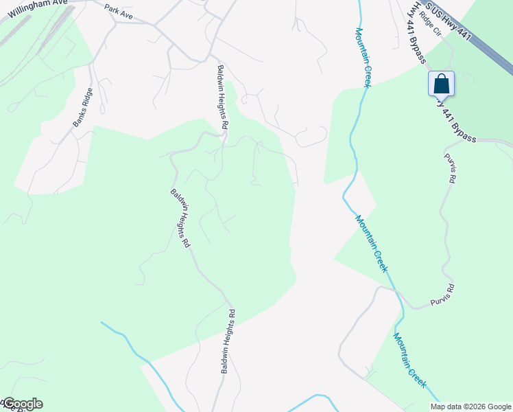 map of restaurants, bars, coffee shops, grocery stores, and more near 102 Myrtle Place in Baldwin