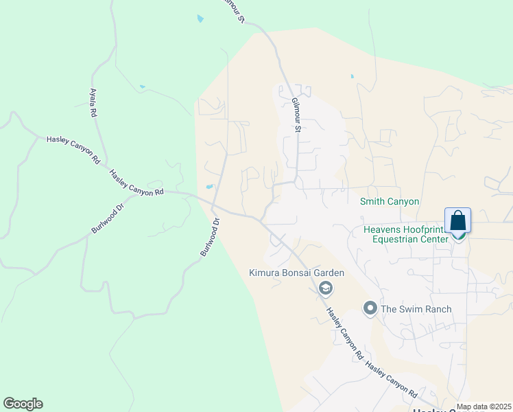 map of restaurants, bars, coffee shops, grocery stores, and more near 30815 Hasley Canyon Road in Castaic