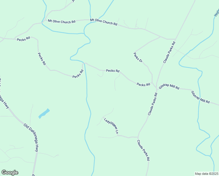 map of restaurants, bars, coffee shops, grocery stores, and more near 112 Pine Corner Drive in Dahlonega