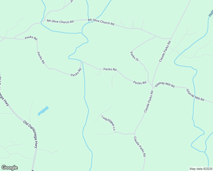 map of restaurants, bars, coffee shops, grocery stores, and more near 59 Brewer Drive in Dahlonega