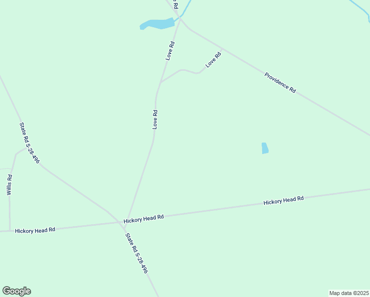 map of restaurants, bars, coffee shops, grocery stores, and more near 3292A Love Road in Kershaw