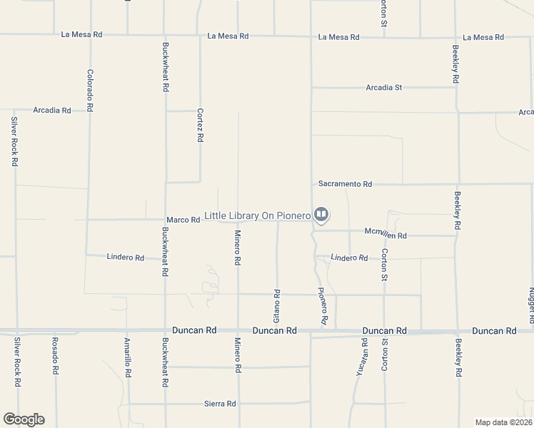 map of restaurants, bars, coffee shops, grocery stores, and more near 2772 Marco Road in Phelan