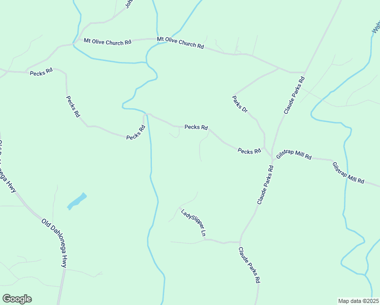 map of restaurants, bars, coffee shops, grocery stores, and more near 108 Pine Corner Drive in Dahlonega