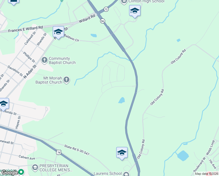 map of restaurants, bars, coffee shops, grocery stores, and more near in Clinton