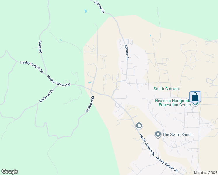 map of restaurants, bars, coffee shops, grocery stores, and more near 30815 Hasley Canyon Road in Castaic