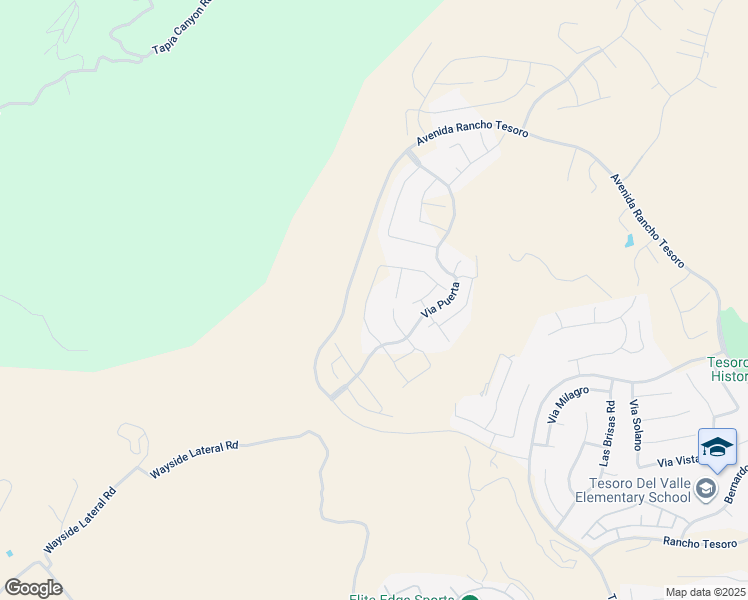 map of restaurants, bars, coffee shops, grocery stores, and more near 29444 Via Diamante in Santa Clarita