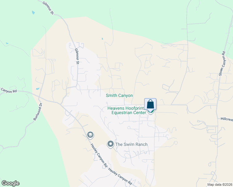 map of restaurants, bars, coffee shops, grocery stores, and more near 30330 Byfield Road in Castaic