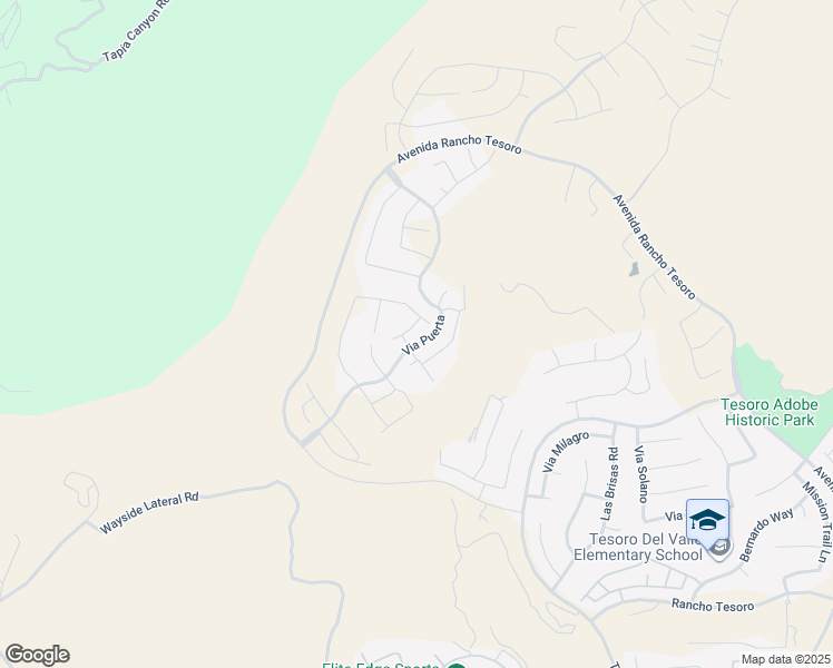 map of restaurants, bars, coffee shops, grocery stores, and more near 29464 Via Cantina in Santa Clarita