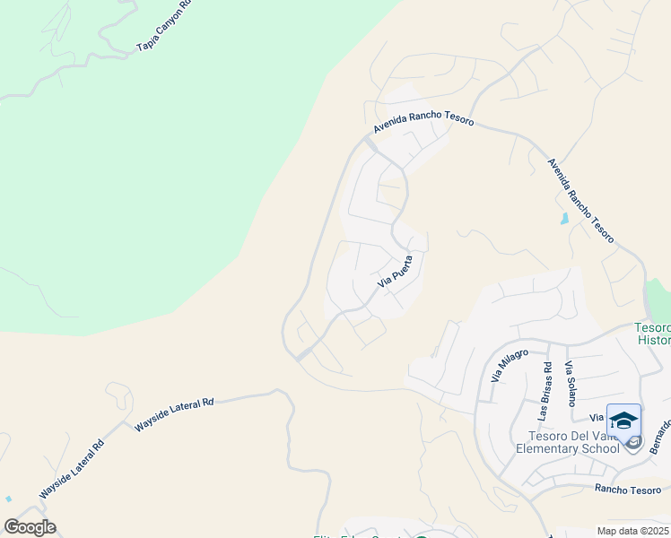 map of restaurants, bars, coffee shops, grocery stores, and more near 29444 Via Diamante in Santa Clarita