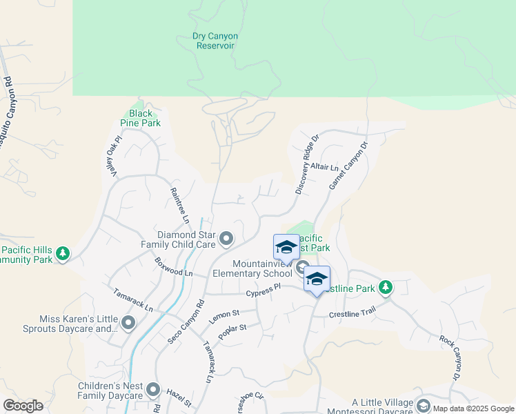map of restaurants, bars, coffee shops, grocery stores, and more near 29066 Seco Canyon Road in Santa Clarita