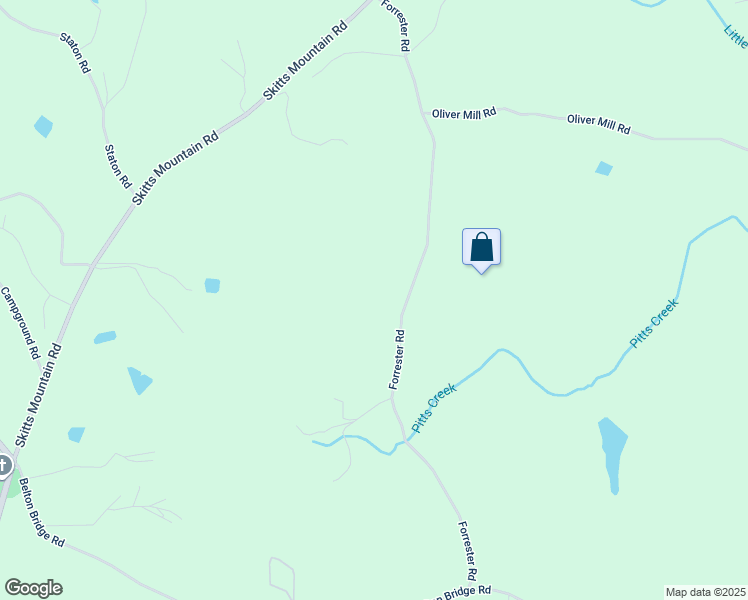 map of restaurants, bars, coffee shops, grocery stores, and more near 8691 Forrester Road in Lula