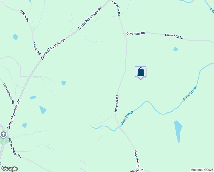 map of restaurants, bars, coffee shops, grocery stores, and more near 8691 Forrester Road in Lula