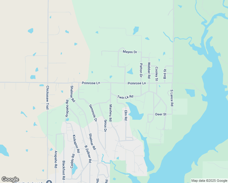 map of restaurants, bars, coffee shops, grocery stores, and more near 4539 Primrose Lane in Sulphur