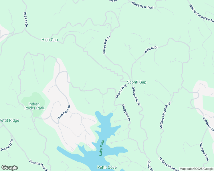 map of restaurants, bars, coffee shops, grocery stores, and more near 1111 Quail Cove Drive in Dawsonville