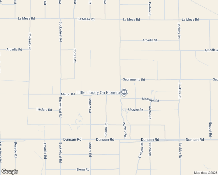 map of restaurants, bars, coffee shops, grocery stores, and more near 2772 Marco Road in Phelan