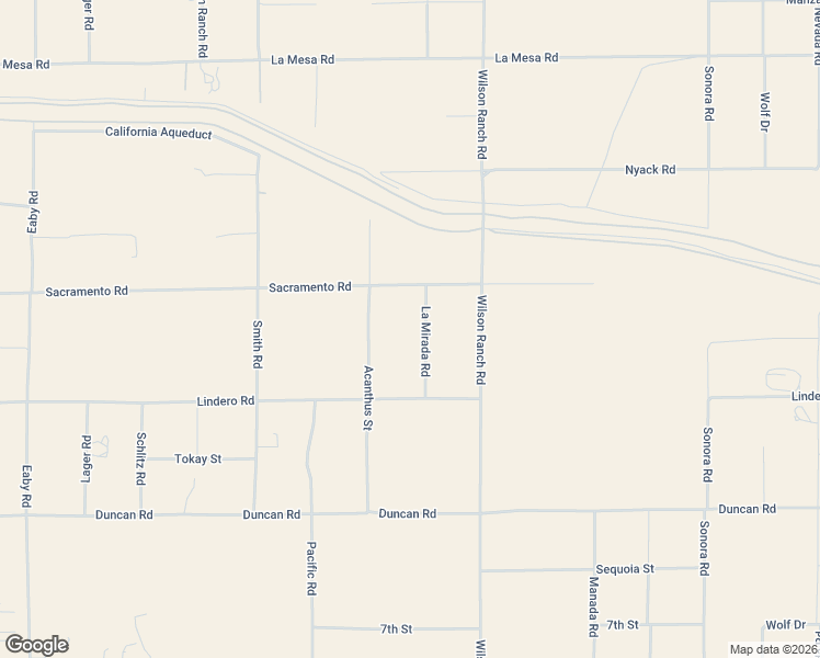 map of restaurants, bars, coffee shops, grocery stores, and more near 12432 La Mirada Road in Phelan