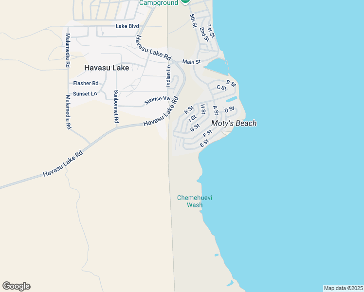 map of restaurants, bars, coffee shops, grocery stores, and more near East Street in Needles