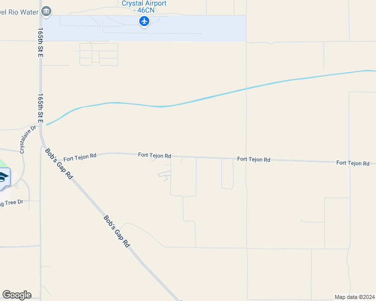 map of restaurants, bars, coffee shops, grocery stores, and more near 17173 Fort Tejon Road in Llano