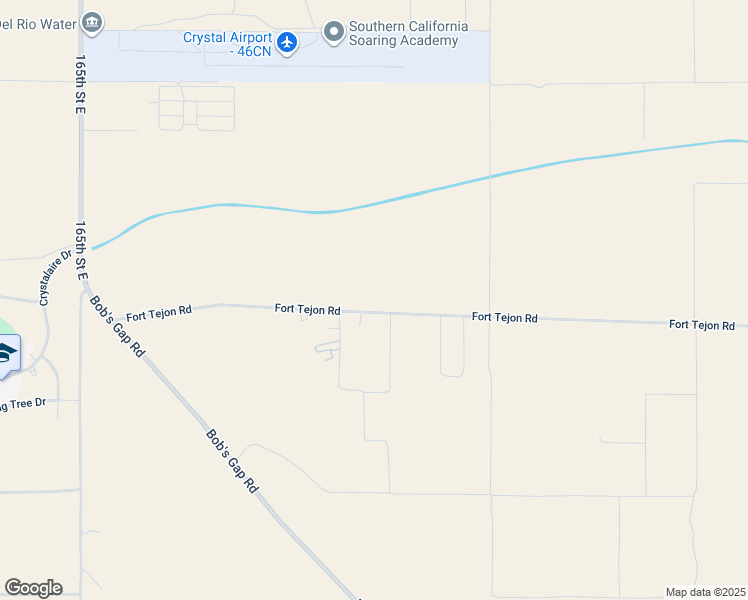 map of restaurants, bars, coffee shops, grocery stores, and more near 17173 Fort Tejon Road in Llano