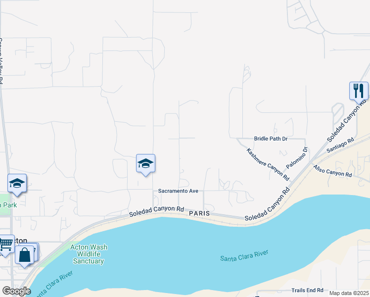 map of restaurants, bars, coffee shops, grocery stores, and more near 32520 Michigan Avenue in Acton