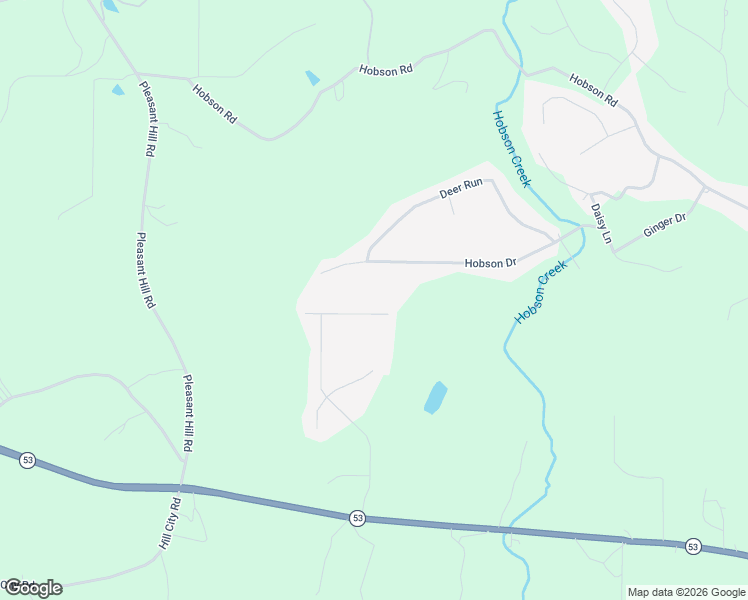 map of restaurants, bars, coffee shops, grocery stores, and more near 44 Village Ridge in Jasper