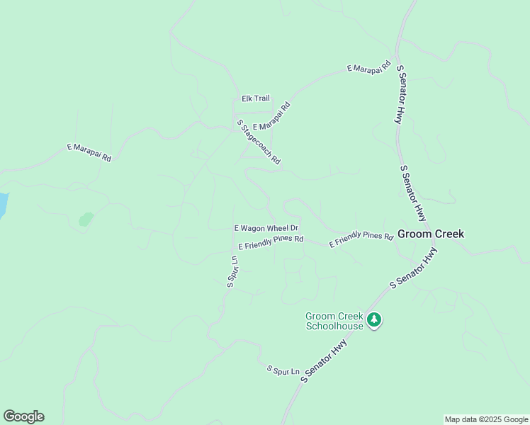 map of restaurants, bars, coffee shops, grocery stores, and more near 1184 East Wagon Wheel Drive in Prescott