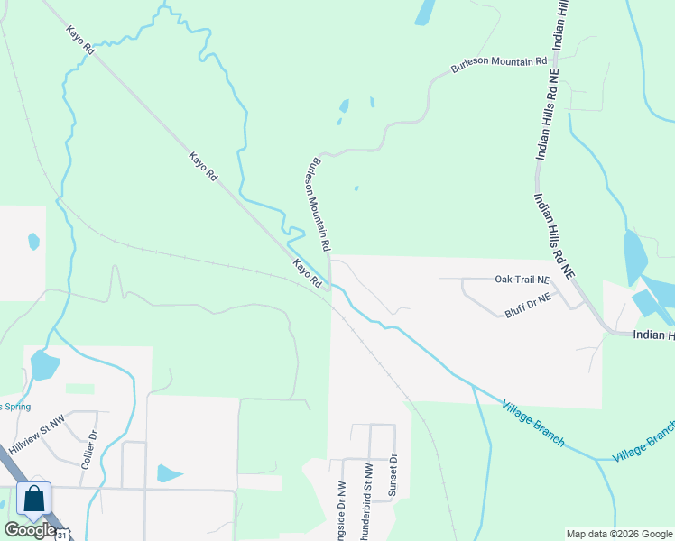 map of restaurants, bars, coffee shops, grocery stores, and more near 812 Burleson Mountain Road in Decatur
