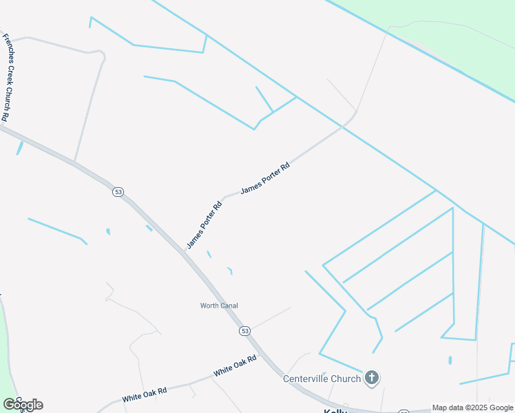 map of restaurants, bars, coffee shops, grocery stores, and more near 342 James Porter Road in Kelly