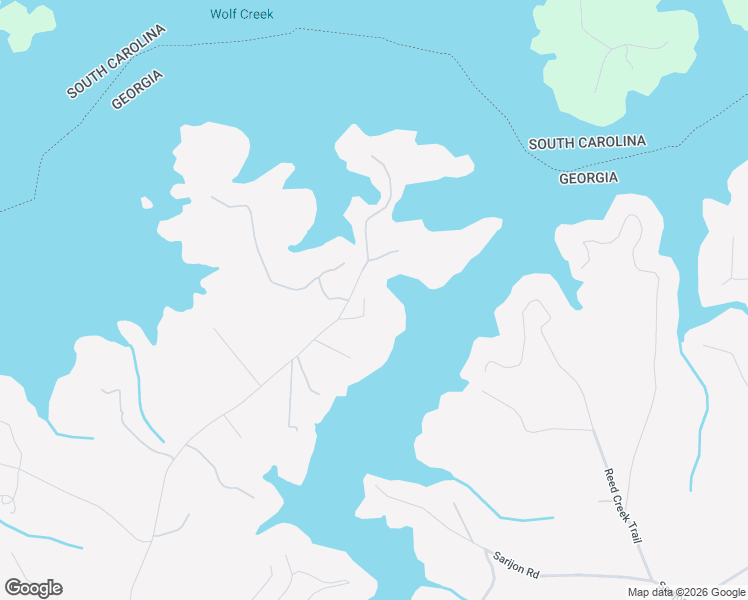 map of restaurants, bars, coffee shops, grocery stores, and more near 98 Barefoot Bay Road in Hartwell