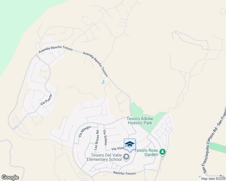 map of restaurants, bars, coffee shops, grocery stores, and more near 29503 Corte Azulejo in Santa Clarita