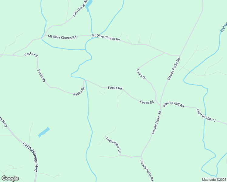 map of restaurants, bars, coffee shops, grocery stores, and more near 59 Brewer Drive in Dahlonega