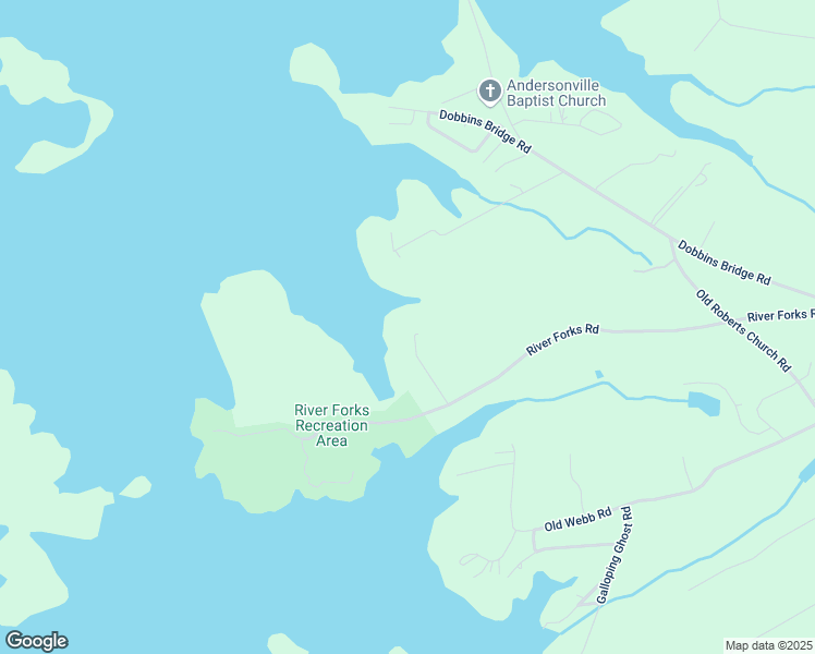 map of restaurants, bars, coffee shops, grocery stores, and more near 337 Lake Ridge Lane in Anderson