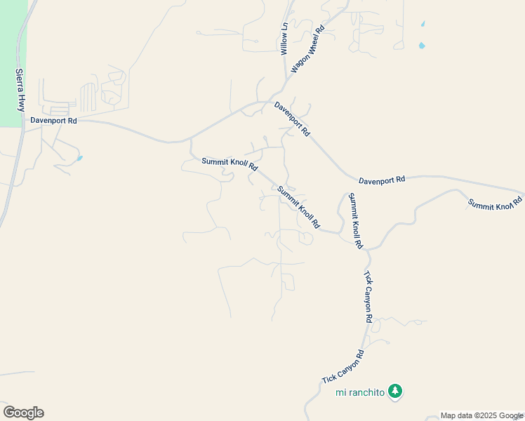 map of restaurants, bars, coffee shops, grocery stores, and more near 13620 Pales Road in Agua Dulce