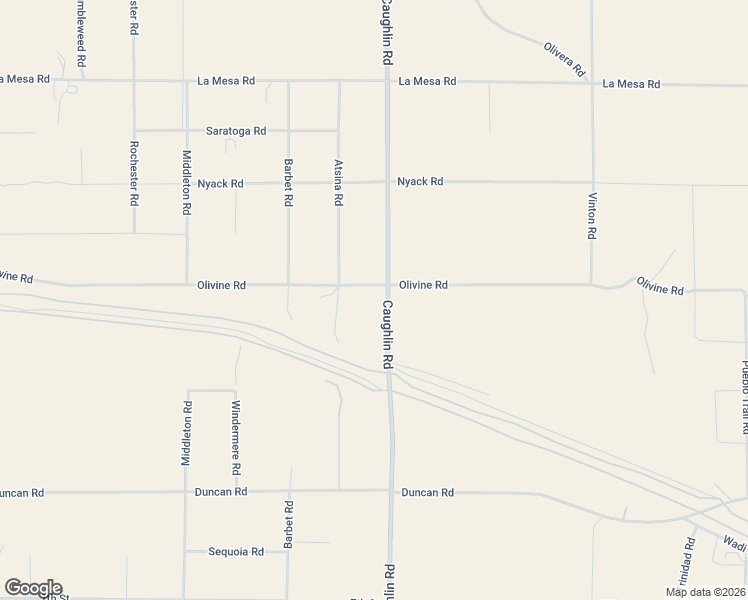 map of restaurants, bars, coffee shops, grocery stores, and more near 8079 Olivine Road in Phelan