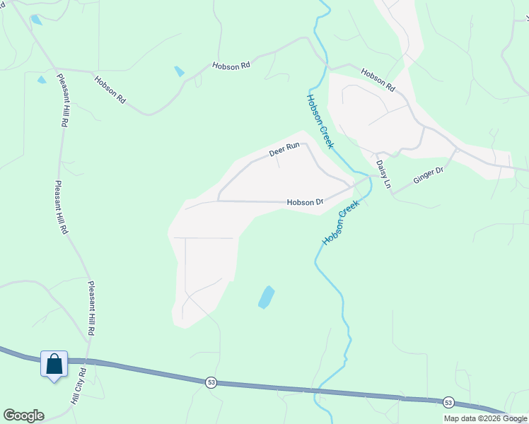 map of restaurants, bars, coffee shops, grocery stores, and more near 437 Hobson Drive in Jasper
