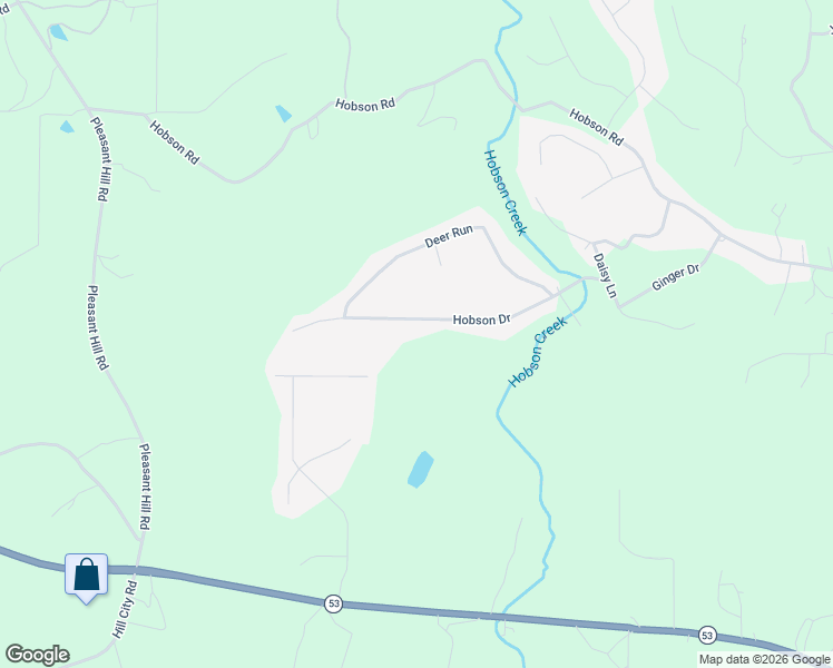 map of restaurants, bars, coffee shops, grocery stores, and more near 437 Hobson Dr in Jasper