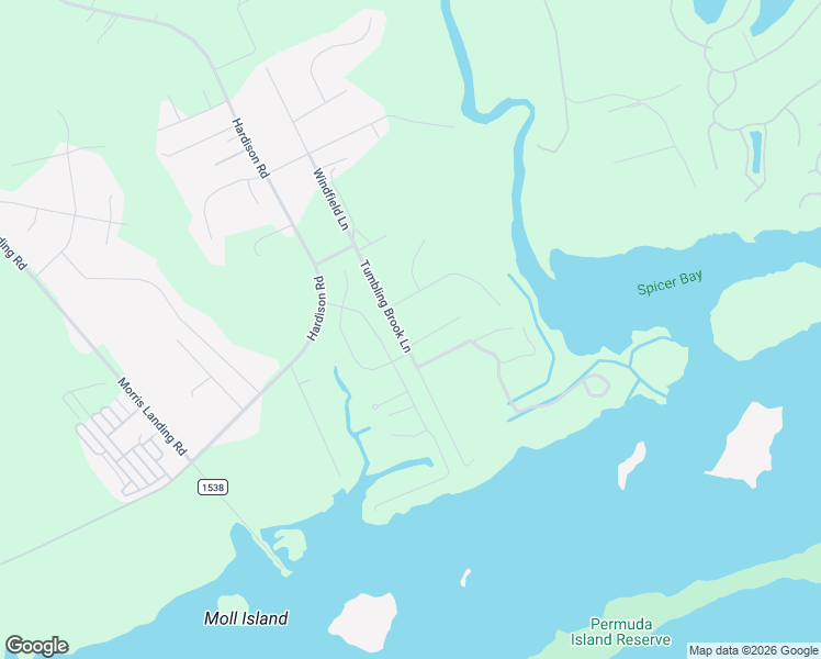 map of restaurants, bars, coffee shops, grocery stores, and more near 247 Tumbling Brook Lane in Holly Ridge