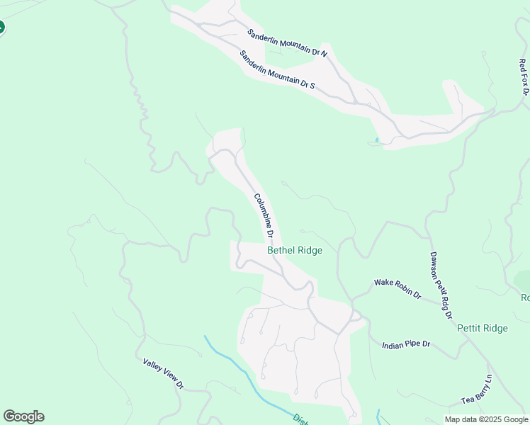 map of restaurants, bars, coffee shops, grocery stores, and more near Columbine Drive in Dawsonville