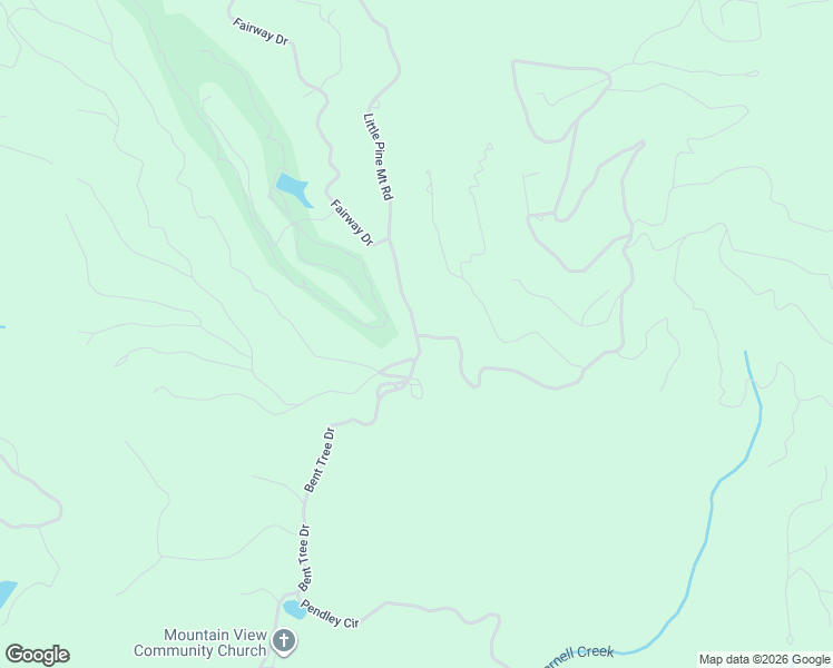 map of restaurants, bars, coffee shops, grocery stores, and more near 125 Little Pine Mountain Road in Jasper
